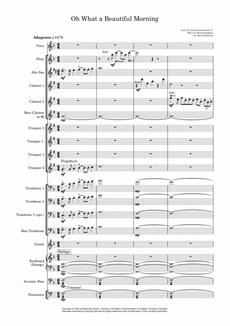 Oh, What A Beautiful Mornin' (arr. Daryl McKenzie)
