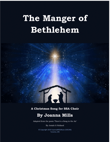 The Manger of Bethlehem for SSA Choir