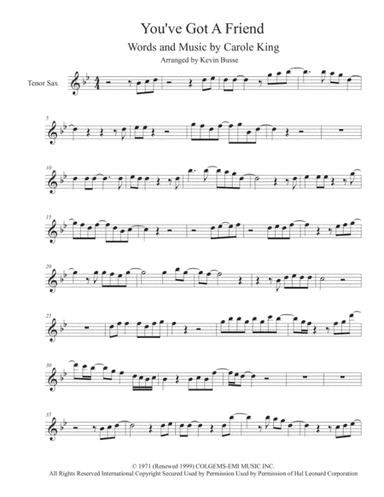 You've Got A Friend (arr. Kevin Busse)