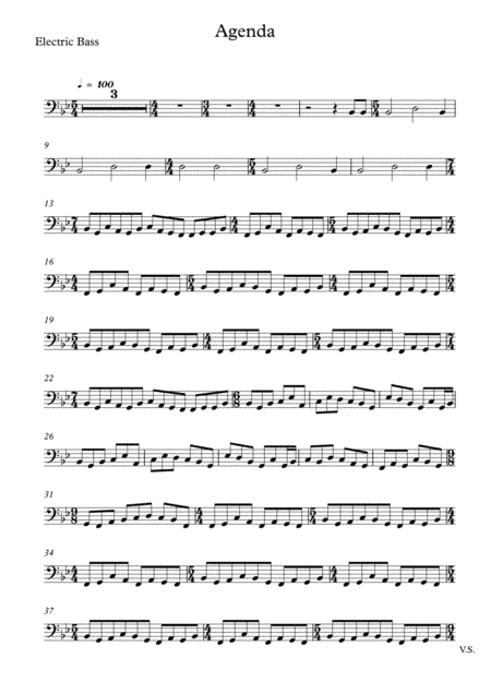 Agenda (Bass part)