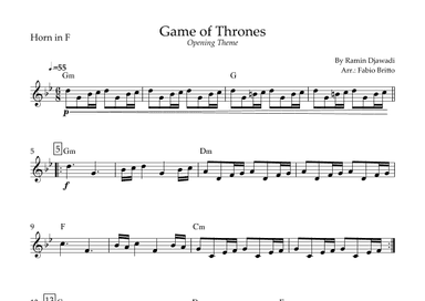 Game Of Thrones (arr. Fabio Britto)