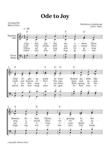 Ode to Joy (arr. Márcio Silva)