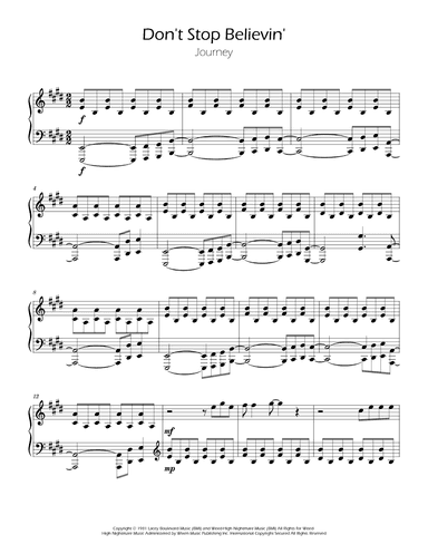 Don't Stop Believin' (arr. Ygor Nunes Silva)