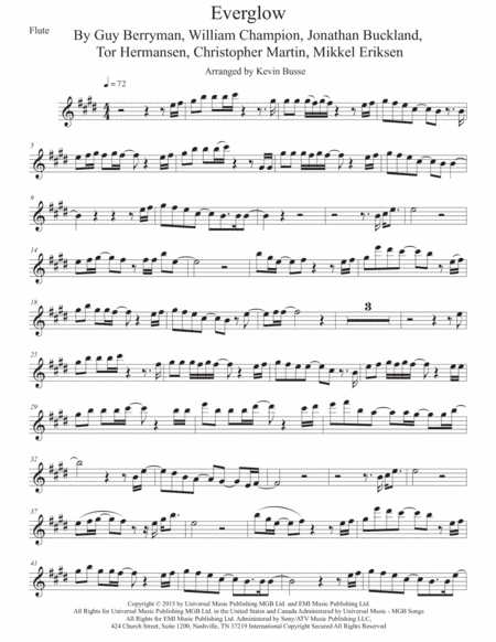 Everglow (arr. Kevin Busse)