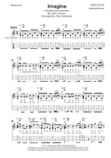 Imagine (arr. Yoko Matsuda)