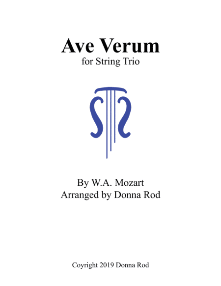 Ave Verum (arr. Donna Rod)
