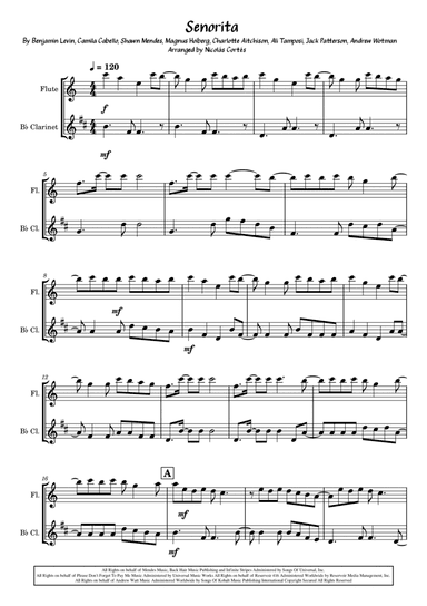 Senorita (arr. Nicolás Cortés Castillo)