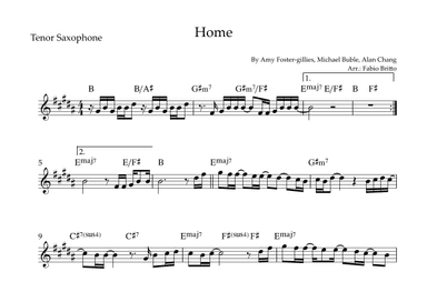 Home (arr. Fabio Britto)