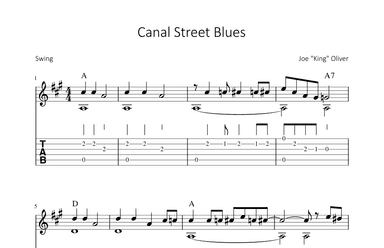 Canal Street Blues (arr. Bettina Schipp)
