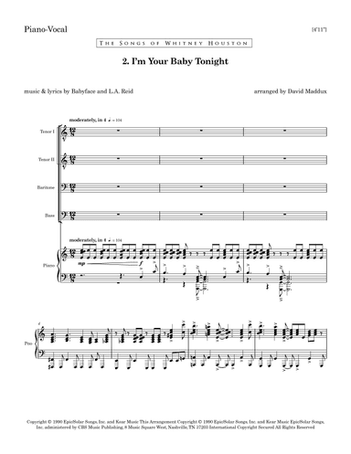 I'm Your Baby Tonight (arr. David Maddux)