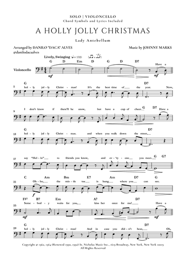 A Holly Jolly Christmas (arr. Danilo "Daca" Alves)