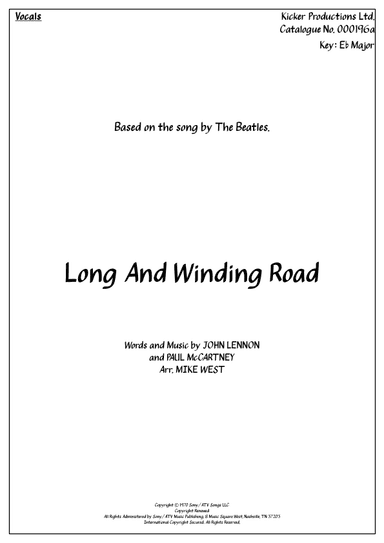 The Long And Winding Road (arr. Michael Storeton-West)