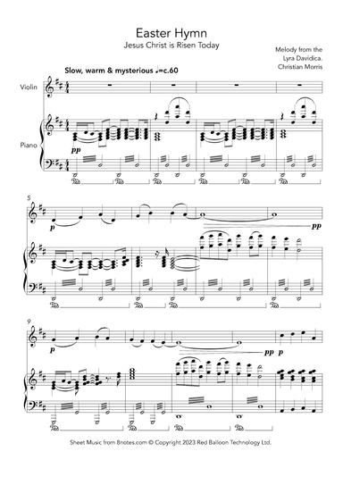 Easter Hymn (Jesus Christ is Risen Today) (arr. Christian Morris)