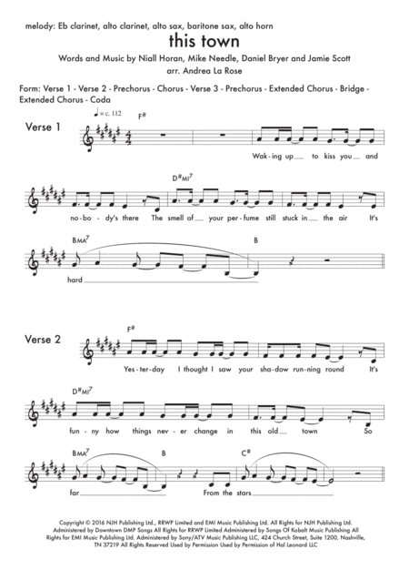 This Town (arr. Andrea La Rose)