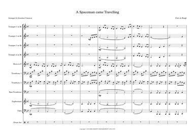 A Spaceman Came Travelling (arr. Jonathan Cranston)