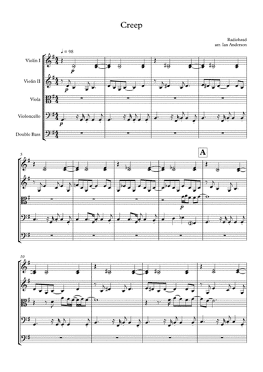 Creep (arr. Ian Anderson)