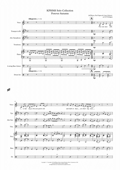 Forever Autumn (arr. Kevin P Holdgate)