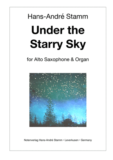 Under the Starry Sky for saxophone & organ