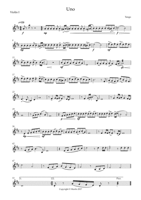 Uno (arr. Celio Murilo do Nascimento)