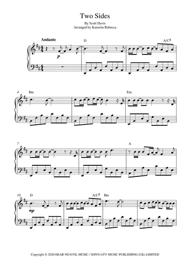 Two Sides (arr. Kaiserin Rebecca)