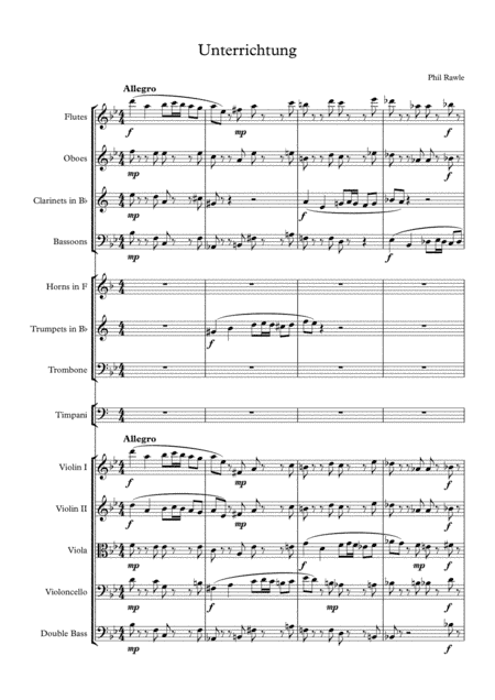 Unterrichtung - Orchestral
