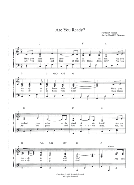 Are You Ready?