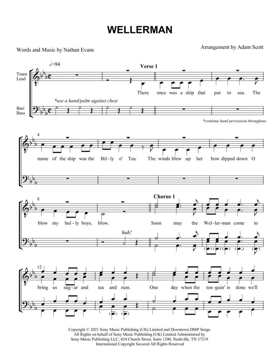 Wellerman (arr. Adam Scott)