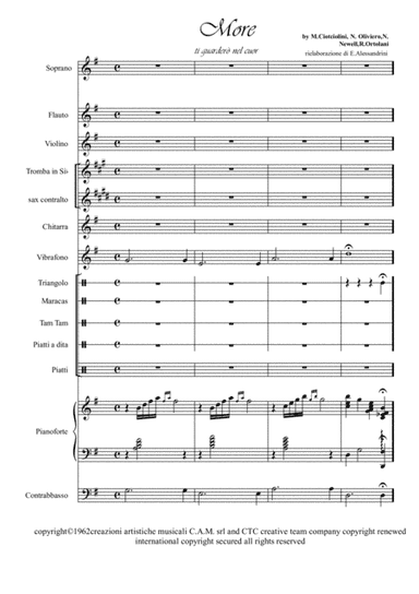 More (ti Guarderò Nel Cuore) (arr. Ester Alessandrini)