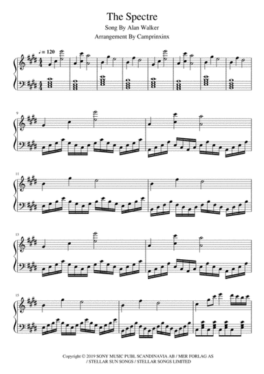 The Spectre (arr. Camprixinx)