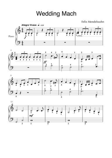 Wedding March (arr. Glauco Fernandes)