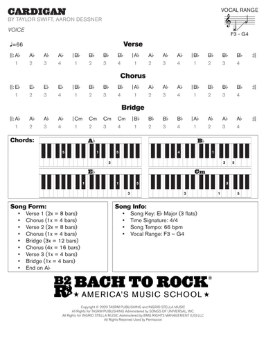 Cardigan (arr. Bach to Rock)