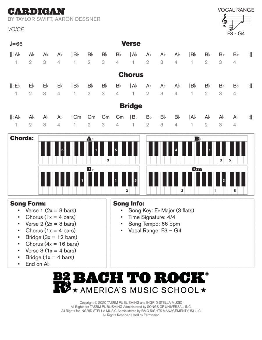 Cardigan (arr. Bach to Rock)