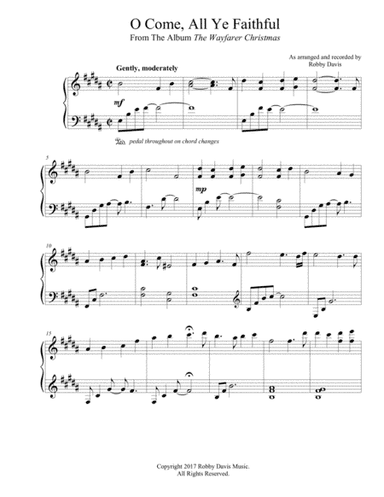 O Come, All Ye Faithful (arr. Robby Davis Music)