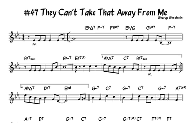 They Can't Take That Away From Me (arr. John Fries)