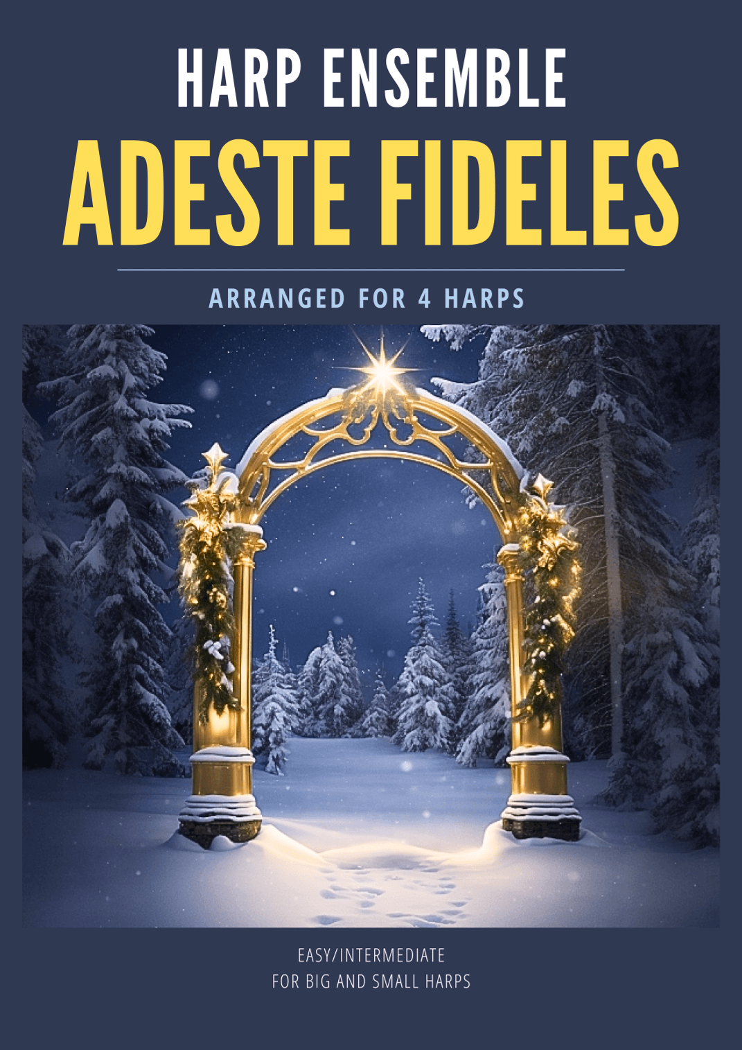 Adeste Fideles - Harp Ensemble (arr. Marcelo Penido)