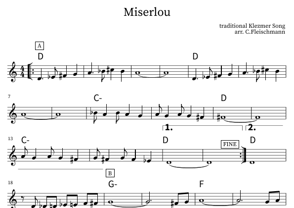 Miserlou (arr. Christoph Fleischmann)