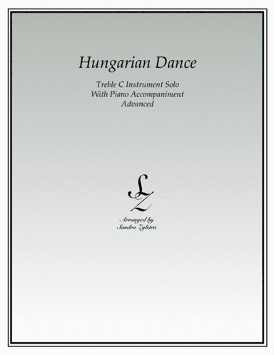 Hungarian Dance (treble C instrument solo) (arr. Sandra Zylstra)