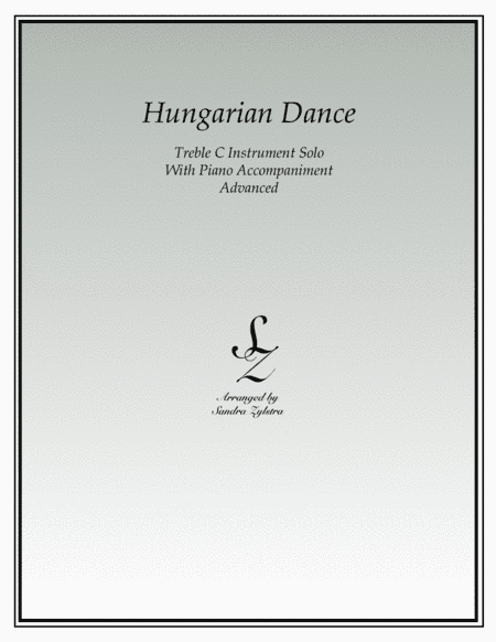 Hungarian Dance (treble C instrument solo) (arr. Sandra Zylstra)