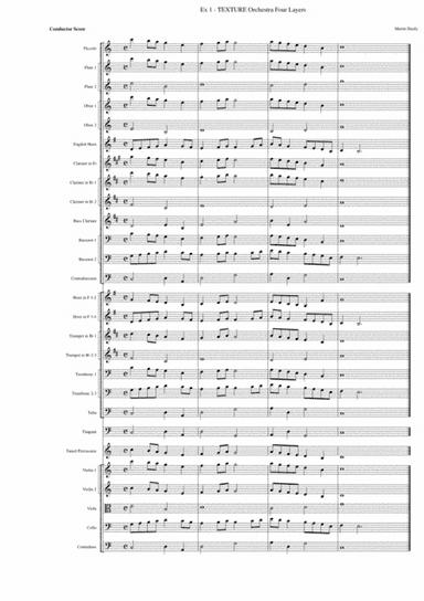 Orchestra Related Texture and Structure Warm Ups and Exercises for Teaching Music from the Podium by