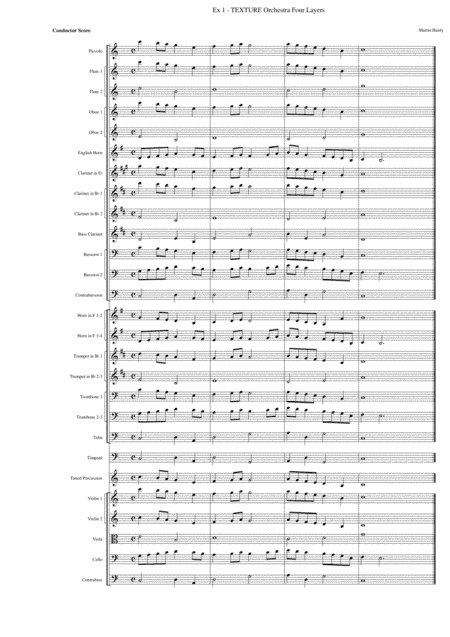 Orchestra Related Texture and Structure Warm Ups and Exercises for Teaching Music from the Podium by