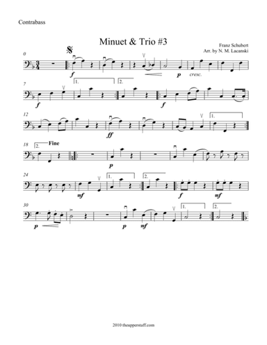 Minuet and Trio #3 (arr. Nick Lacanski)