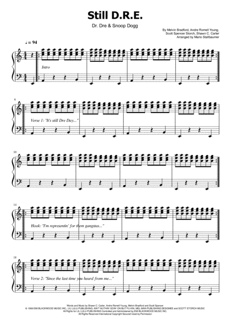 Still D.r.e. (arr. Mario Stallbaumer)
