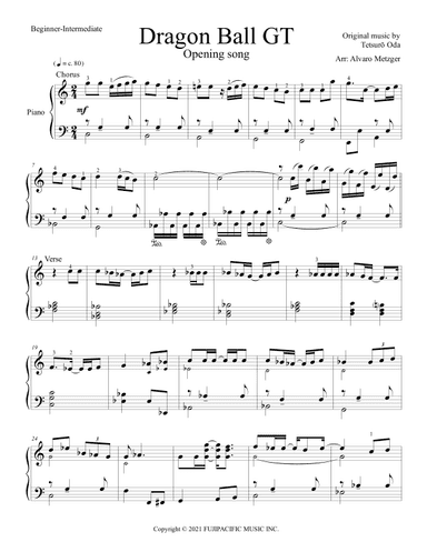 Dragon Ball Gt (arr. Alvaro Metzger)