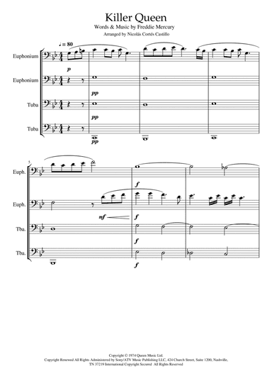 Killer Queen (arr. Nicolás Cortés Castillo)