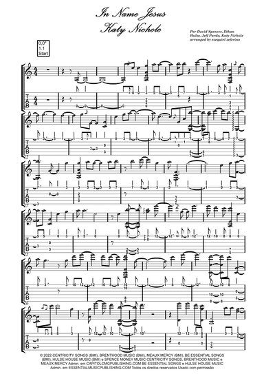 In Jesus Name (god Of Possible) (arr. by ezequiel zeferino)