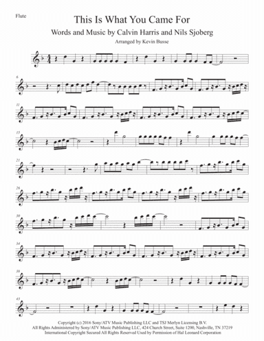 This Is What You Came For (arr. Kevin Busse)