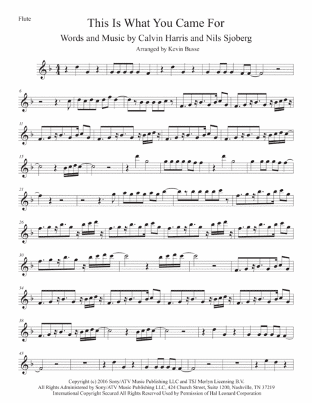 This Is What You Came For (arr. Kevin Busse)