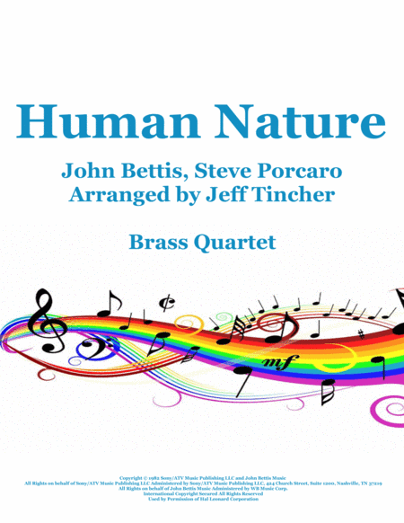 Human Nature (arr. Jeff Tincher)