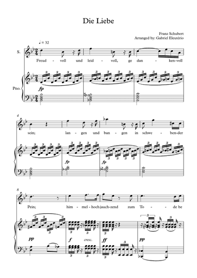 Die Liebe (arr. Gabriel Eleutério)