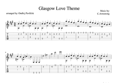 Glasgow Love Theme (arr. Ondrej Pavlicek)
